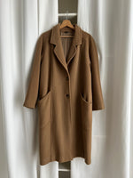 Made in Italy wool camel coat