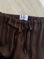 Sillabe Studio liquid pants - Chocolate