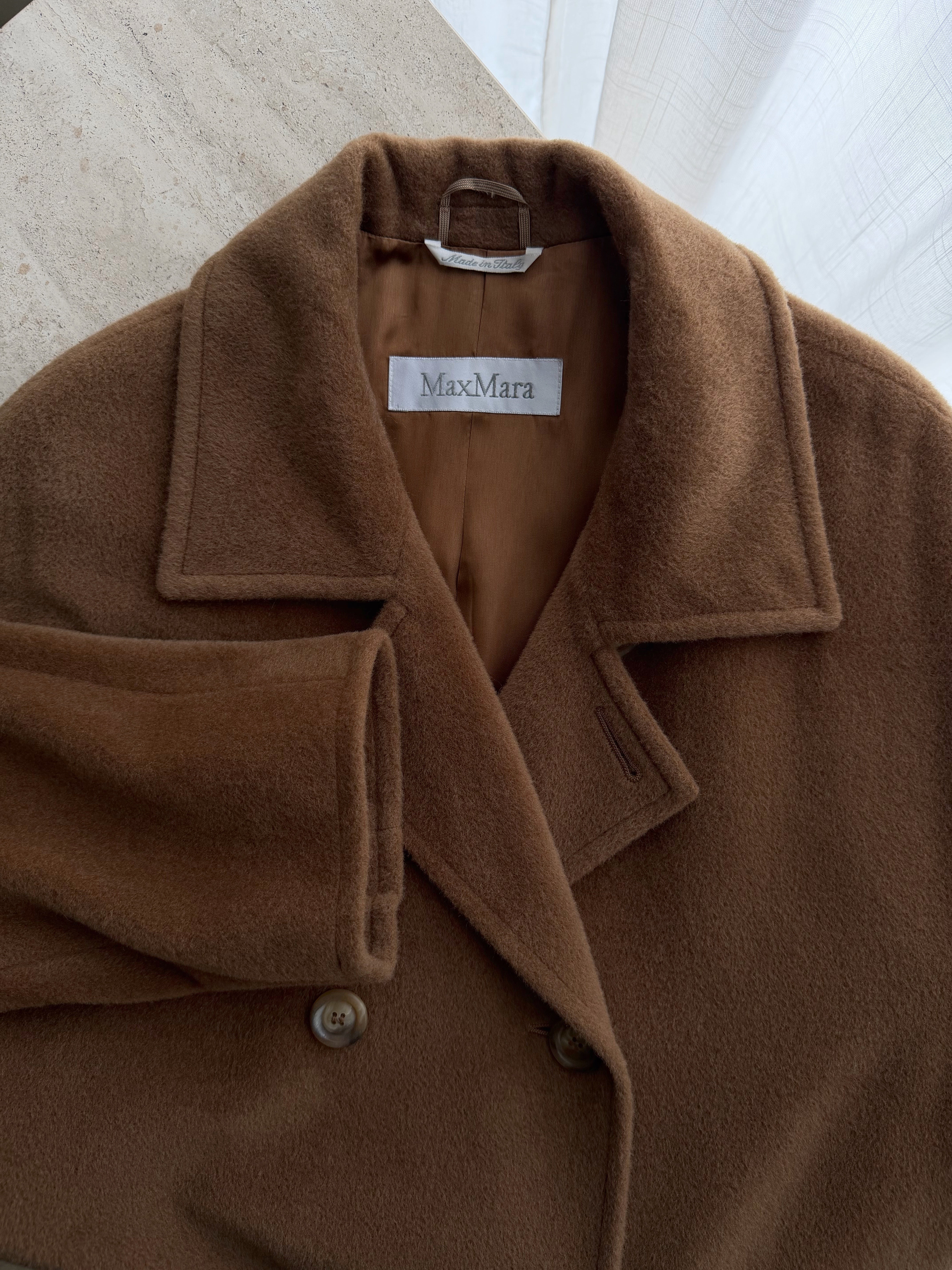 MaxMara Iconic pure wool biscuit coat
