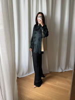 Silk blend oriental jacket