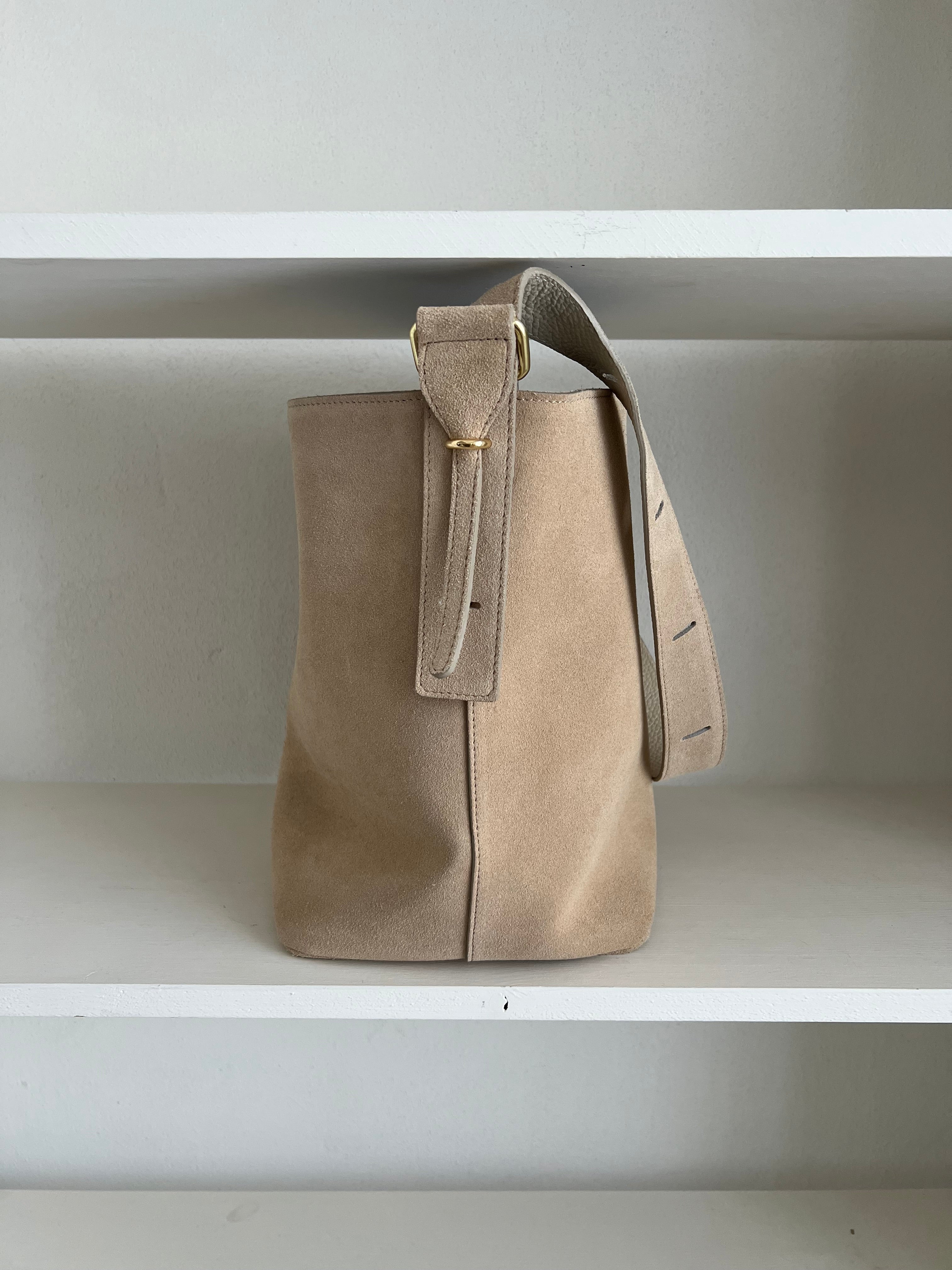 Sillabe Studio bucket bag - Almond cream