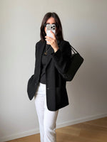 MaxMara lightweight wool black blazer