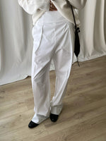 Sportmax cotton white pants