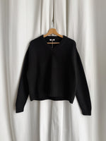 100% merino wool soft pull - Carbone