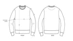 Sillabe Studio unisex crewneck - Grey melange