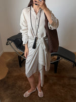 Viscose & silk pareo - Sabbia