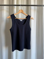 Ribbed tank top - Navy