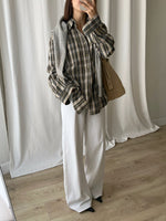 Pure cotton checked shirt