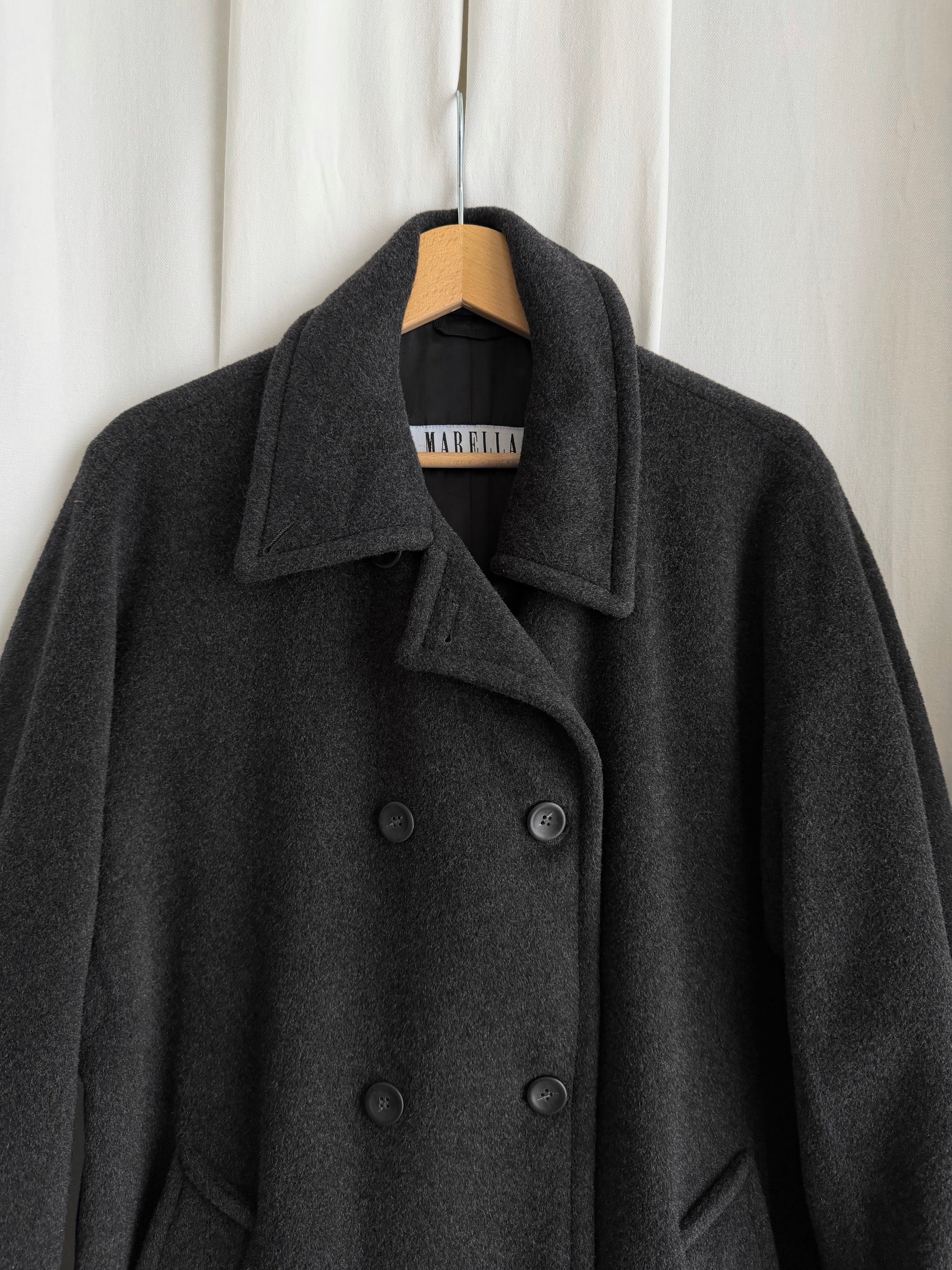 Marella pure wool grey coat
