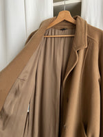 Made in Italy wool camel coat