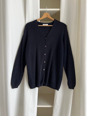 Sisley 100% Cotton blu cardigan