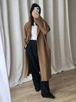 Made in Italy wool camel coat