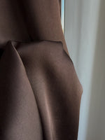 Silk & viscose liquid pants - Chocolate