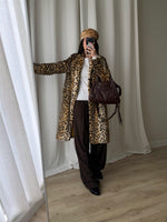 Animalier eco fur coat