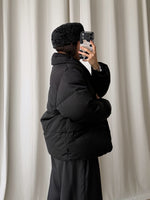 Moncler black down jacket