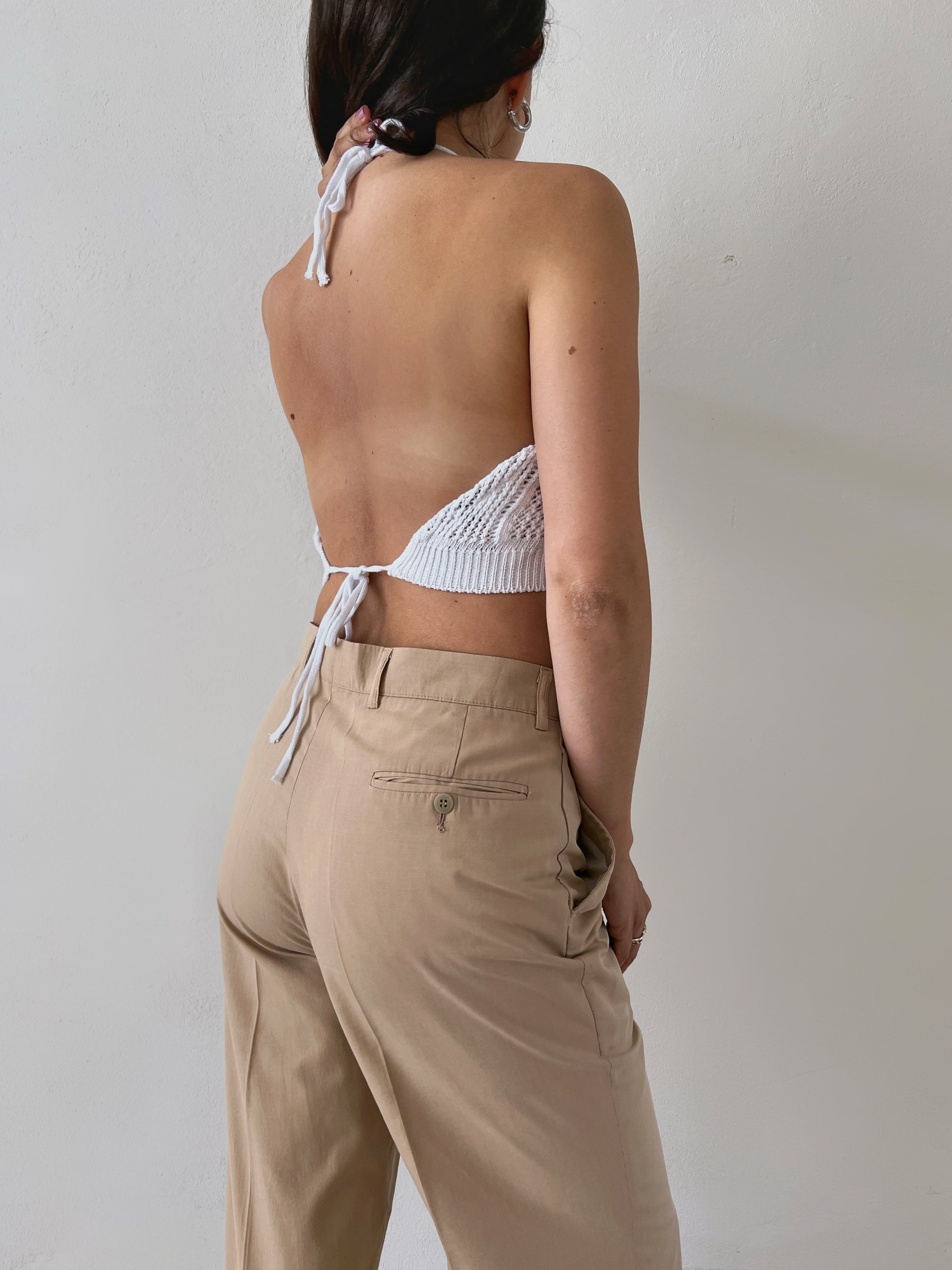 Tennè by Antonia Erre - Crochet white top