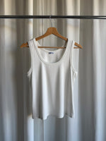 Ribbed tank top - Milk