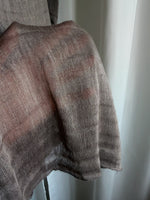 Linen & silk pareo - Tortora