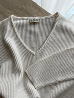 Made in Italy cotton blend white pull