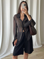 Gianfranco Ferrè pure silk sheer shirt
