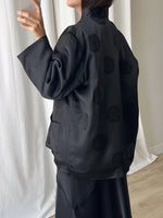 Pure silk oriental down jacket