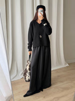 100% merino wool soft pull - Carbone