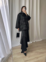 Pure silk oriental down jacket