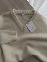 100% merino wool soft pull - Latte
