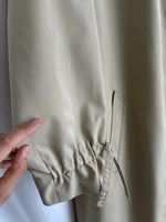 Cotton blend beige trench