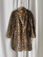 Animalier eco fur coat