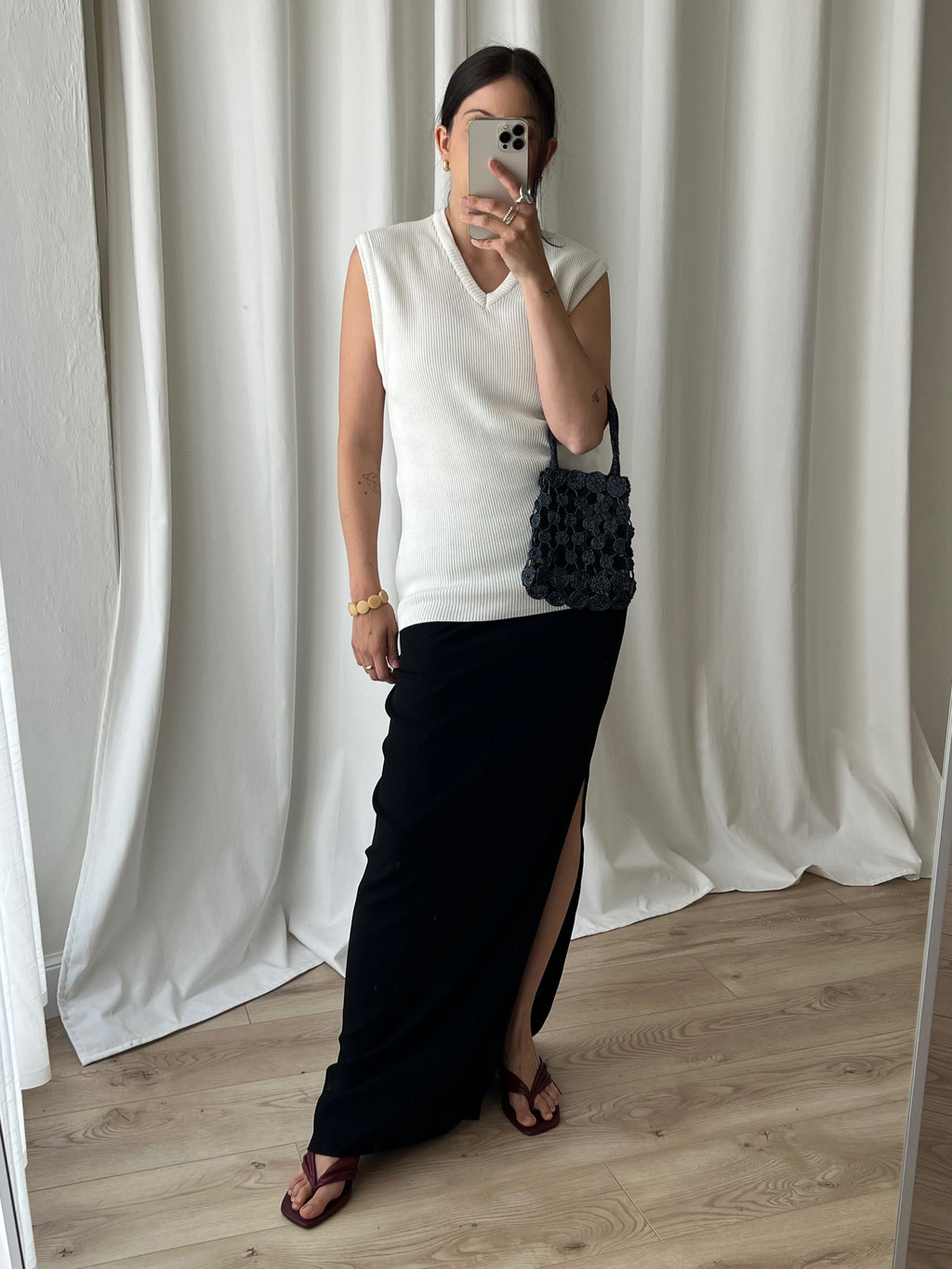 Dolce & Gabbana long black skirt