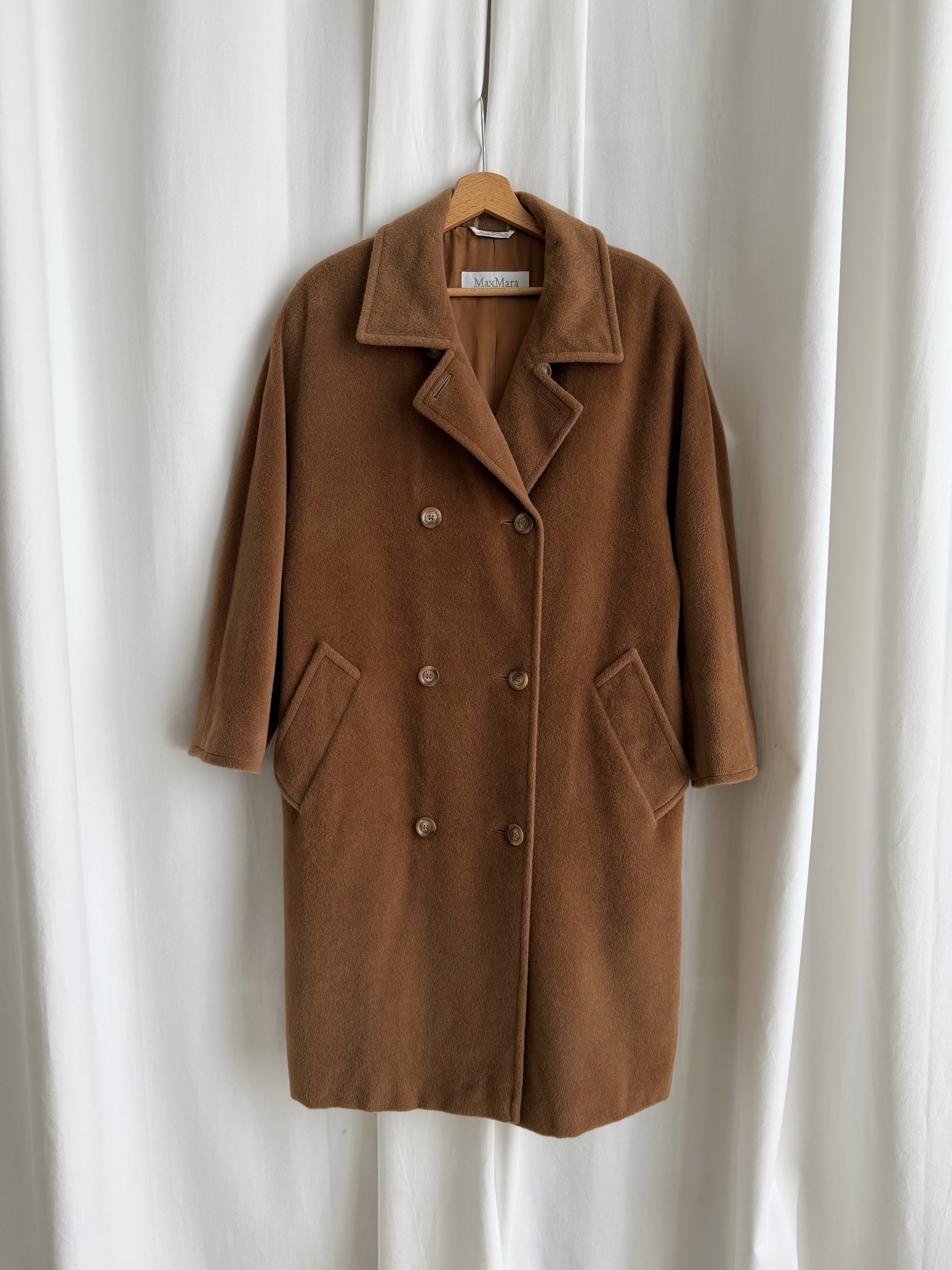 MaxMara Iconic pure wool biscuit coat