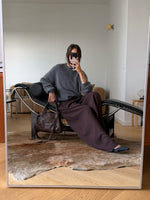 Pure viscose tailored pants - Coffee