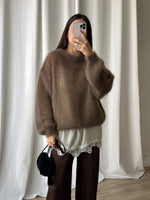 80% kid mohair soft pull - Moka