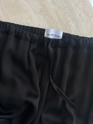 Sillabe Studio liquid pants - Black