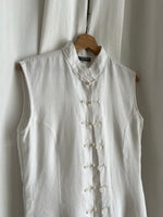 Pure linen oriental long dress