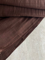 Viscose & silk pareo - Chocolate