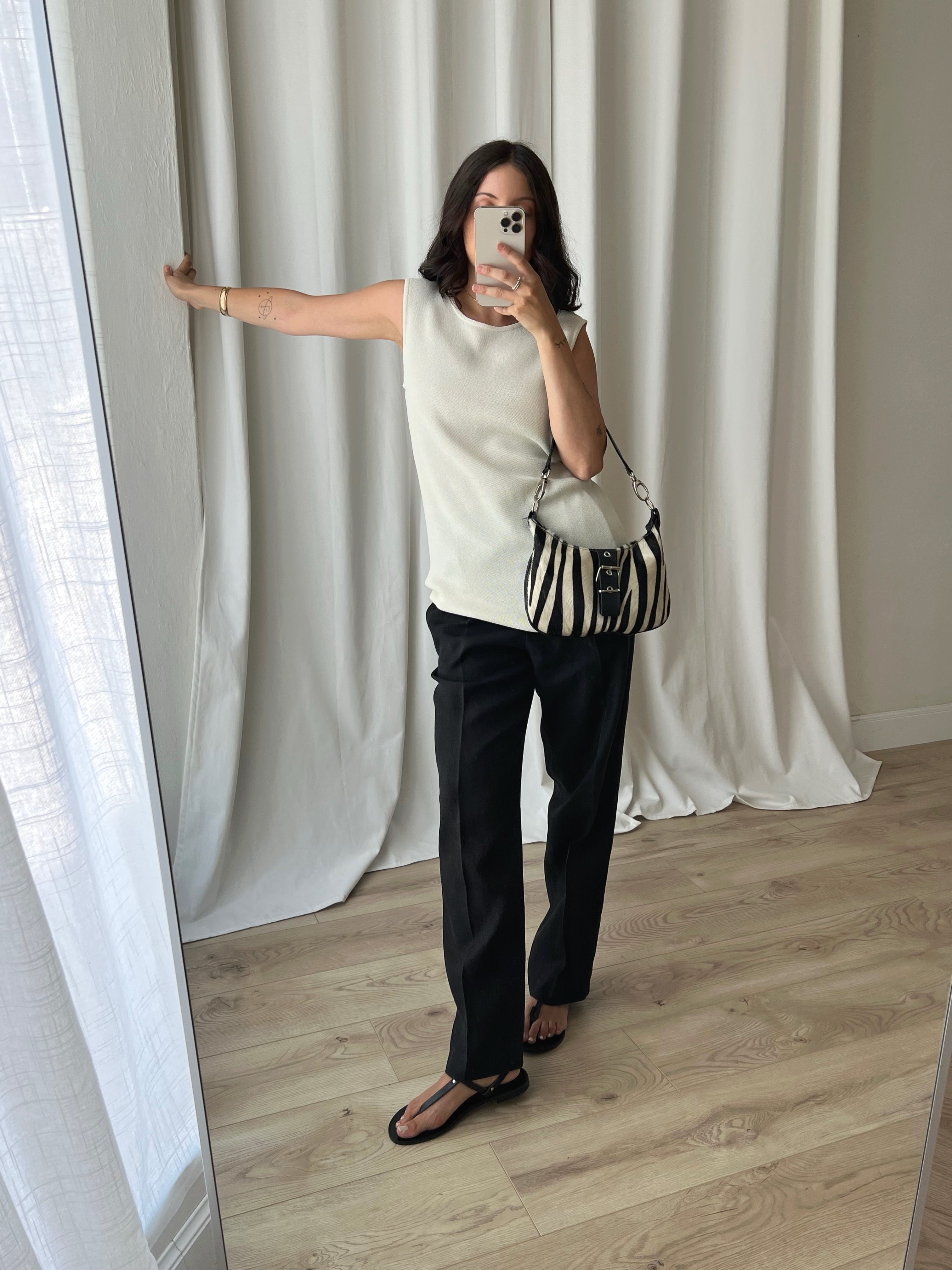 Made in Italy viscose blend cream top