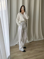 Sportmax cotton white pants