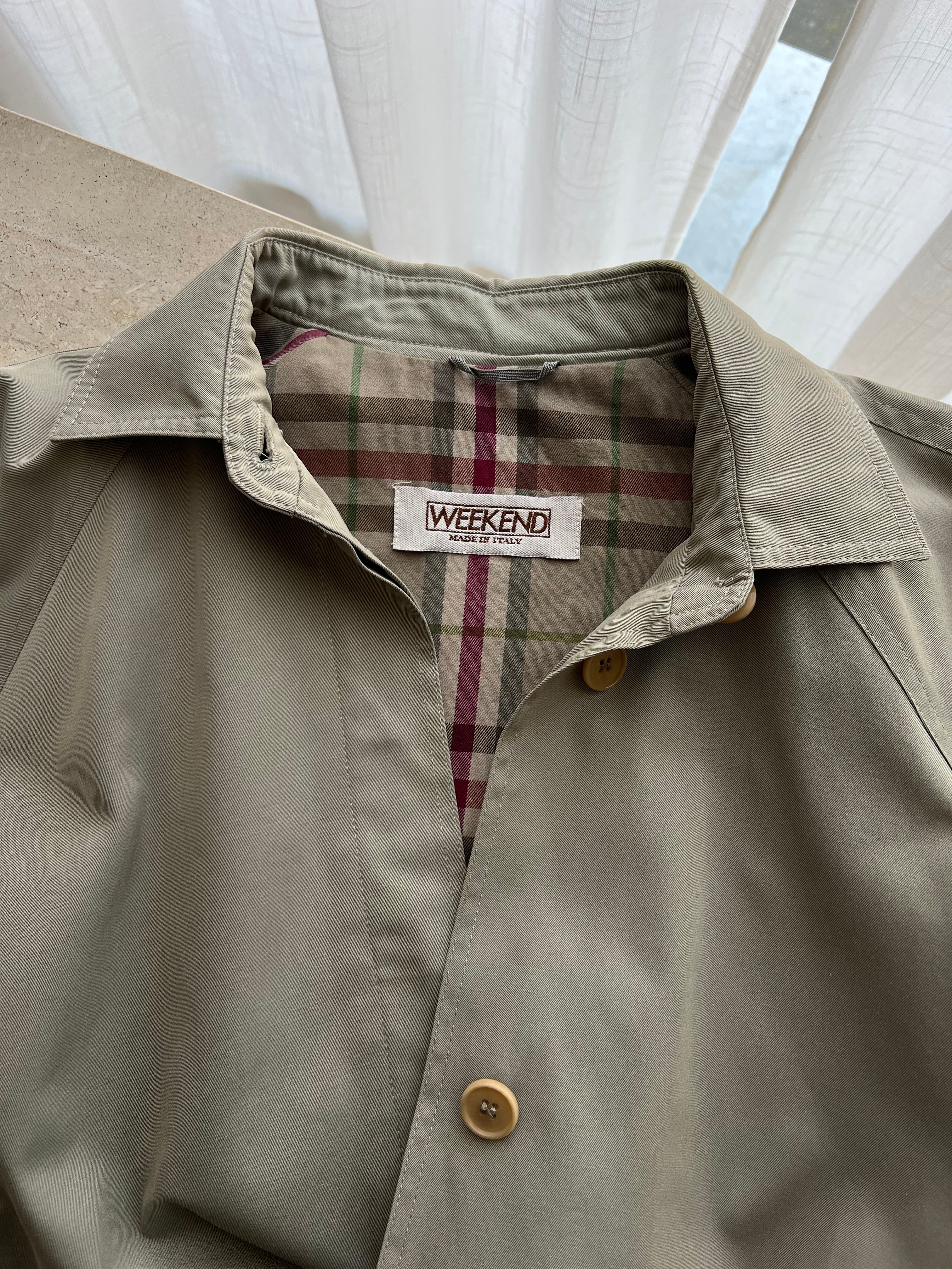 MaxMara Weekend pure cotton wide trench
