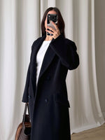 Lancetti pure wool blue coat