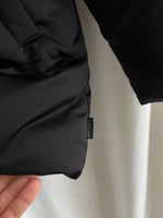 Moncler black down jacket