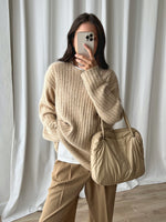 Pierre Cardin wool and angora beige pull