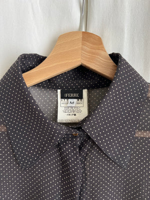 Gianfranco Ferrè pure silk sheer shirt