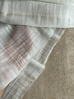 Cotton & silk pareo - White