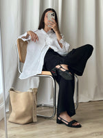 Prada leather black sandals