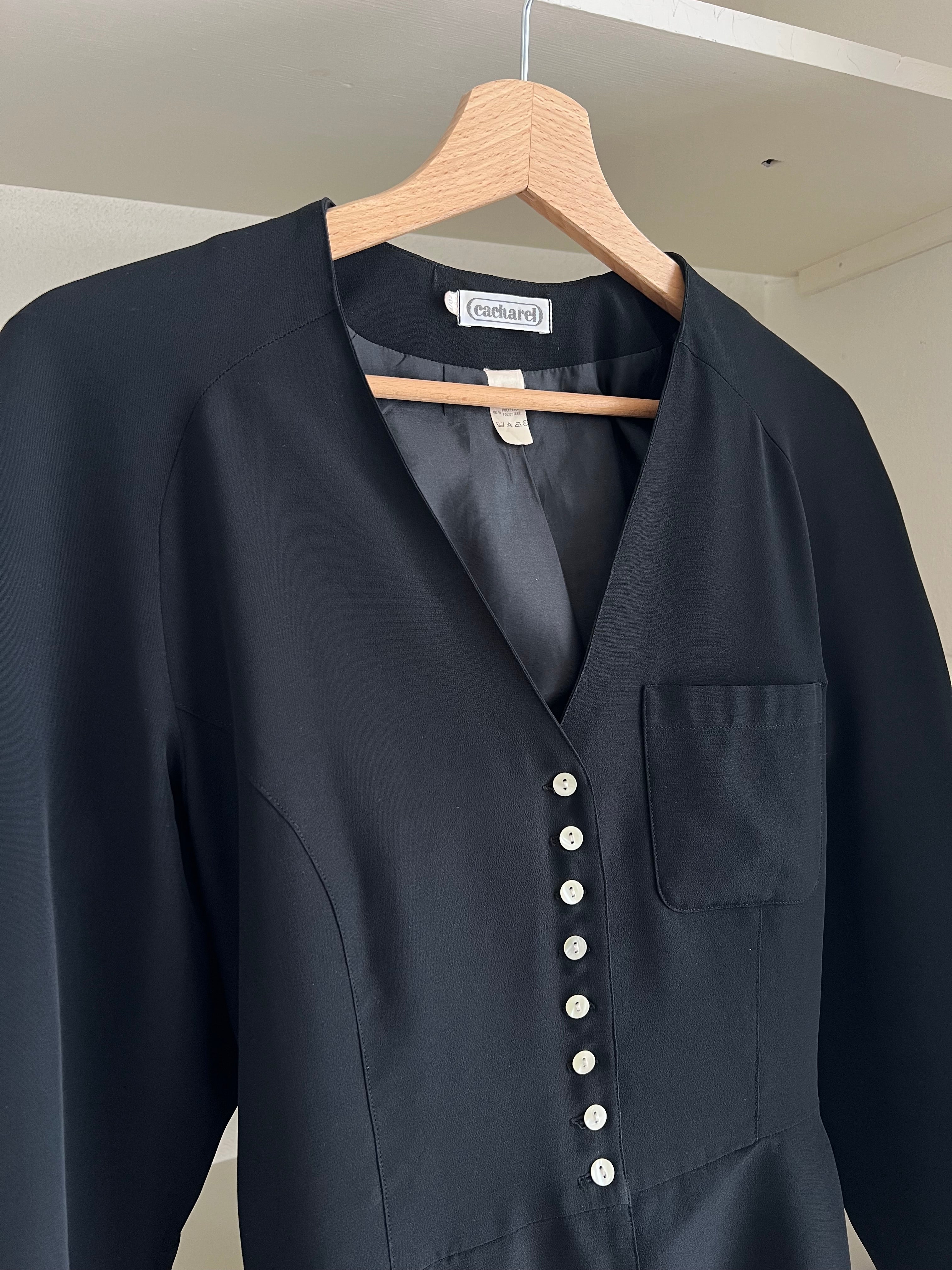 Cacharel corsage black jacket