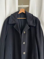 Tailored wool and cashmere long coat