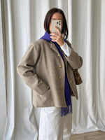 Tailored 100% Wool crop jacket