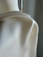 Silk & viscose liquid pants - Milk